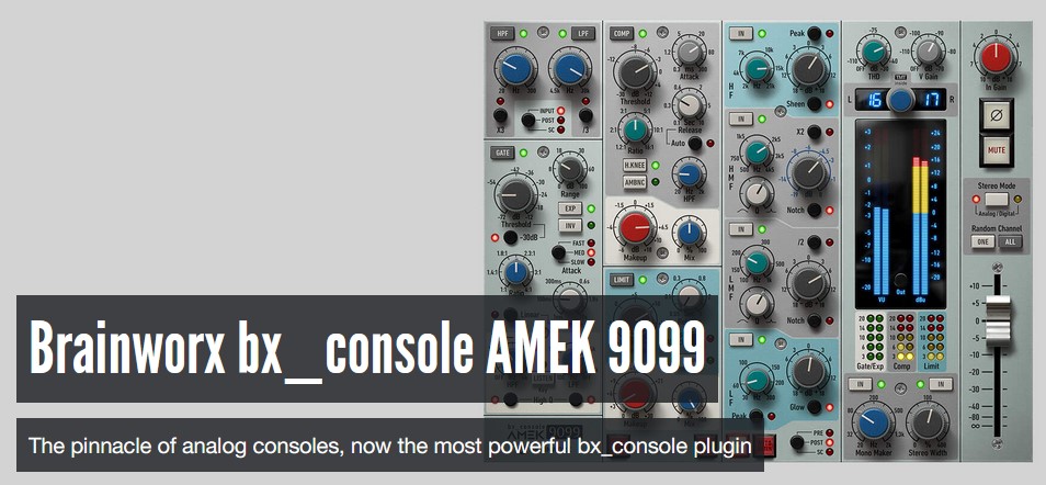 Plugin Alliance bx console AMEK 9099 (no Fee!)